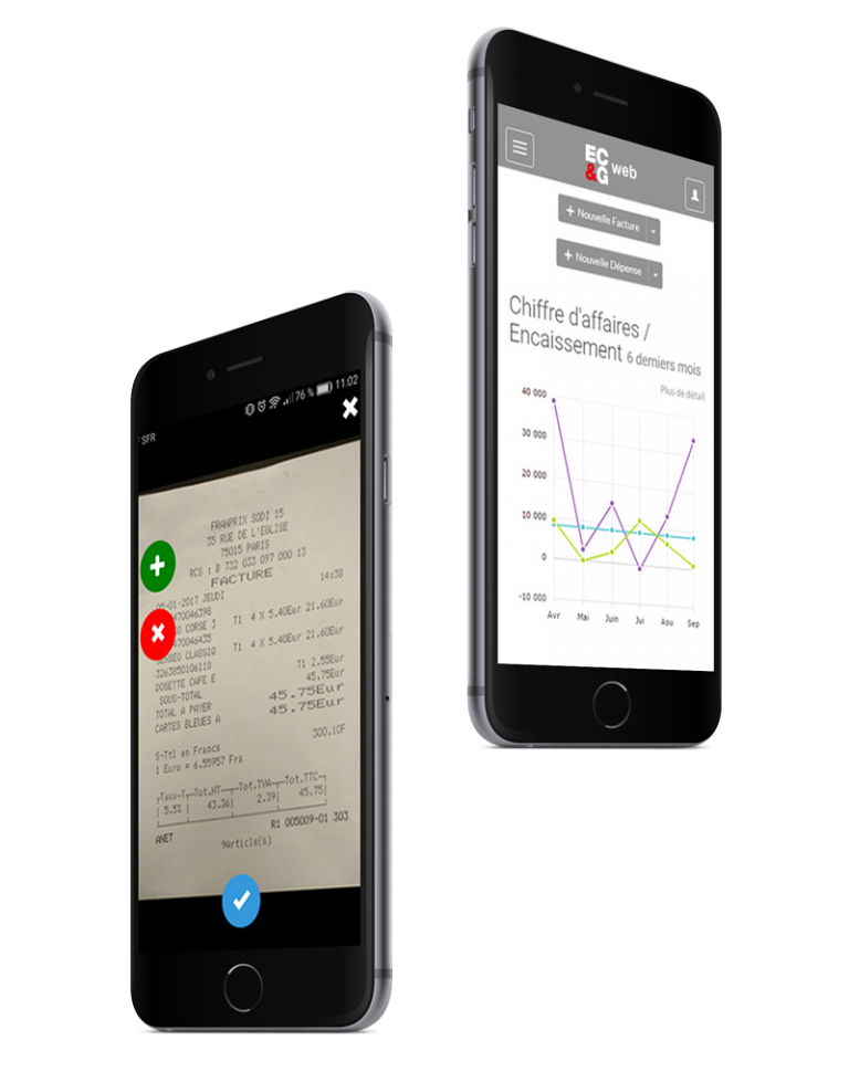 comptabilité connectée application ECGWEB